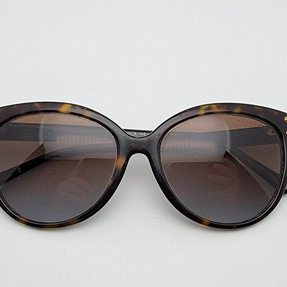 *SOLD* Michael Kors MK2045 Jan Dark Tortoise Frame Polarized Brown Sunglasses - Picture 10 of 12
